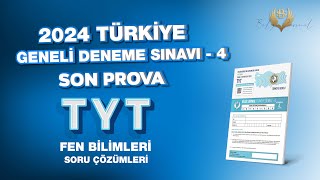 Bilgi Sarmal  Türkiye Geneli 4 Deneme Sınavı TYT Fen Bilimleri Soru Çözümleri [upl. by Sybila]