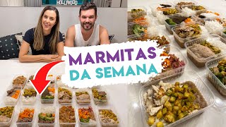 COMO PREPARO AS MARMITAS CONGELADAS EM POUCAS HORAS  CARDÁPIO DA SEMANA  Fácil Prático e Gostoso [upl. by Elreath96]