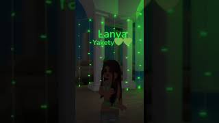 Awash yakety badle euay azez💚 lanya144roblox [upl. by Euqinna548]