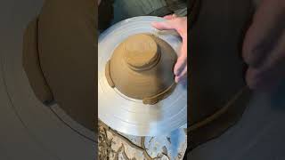 도예 도자기 물레 pottery ceramic clay Wheelthrowing asmr trimming [upl. by Atiuqal]