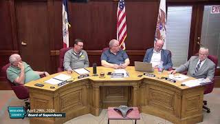 April 29th 2024 Muscatine County Board Meeting [upl. by Gaylor]