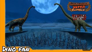 Brachiosaurus Vs Sauroposeidon  Dinosaurs Battle Rumble Special [upl. by Swann]