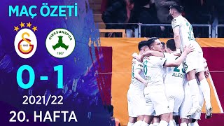 Galatasaray 01 GZT Giresunspor MAÇ ÖZETİ  20 Hafta  202122 [upl. by Barry]