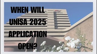 UNISA 2025 Applications Everything You Need To Know [upl. by Allis]