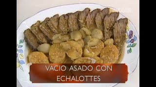 Vacío Asado con Echalottes 🥩🍃 Karlos Arguiñano en tu Cocina 🥔 1999 🇦🇷 [upl. by Verneuil214]