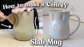 5 Ways to Add CURVES to slab ceramics  hand building ceramics for beginners [upl. by Ailasor747]