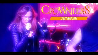 CROWNLESS  CONTESTATORY  12 OCTUBRE 2024 symphonicpowermetal SymphonicSpeedMetal [upl. by Vallie]