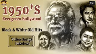 Evergreen Bollywood Black amp White Old Hits Of 50s Songs Jukebox  HD Hindi Old Bollywood Songs [upl. by Audrit]