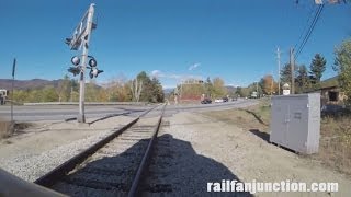 GoPro EMD GP35 Locomotive Plow Ride on Conway Scenic RR CSRX 216 [upl. by Becht690]