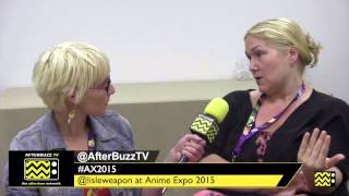 Lisle Wilkerson Interview  Anime Expo 2015  AfterBuzz TV [upl. by Arundel293]