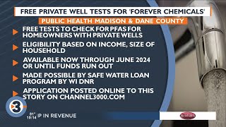 PHMDC offers free private well testing for forever chemicals [upl. by Nitnelav]