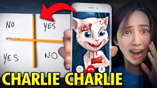 DO NOT PLAY CHARLIE CHARLIE WHEN CALLING TALKING ANGELA AT 3AM THIS IS WHY [upl. by Althee76]