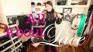 ALL ABOUT LACE  How To Incorporate Lace Into Your Wardrobe [upl. by Thenna]