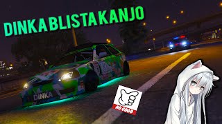 GTA Online New Dinka Blista Kanjo Itasha 痛車 Livery Anime Car [upl. by Ellenod]