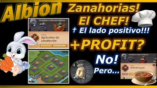 🥕LAS ZANAHORIAS🍲QUÉ HACER  CRAFTEO de Sopitas  Cocina  Albion Online🏹 [upl. by Holcman]