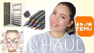 XXL temu Haul  Haushalt Schreibwaren Beauty  funnypilgrim [upl. by Nanoc]