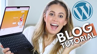 How to Create a Blog in 2023 TUTORIAL  10Minute WordPress Blog SETUP  Blogging for Beginners [upl. by Ecirrehs]