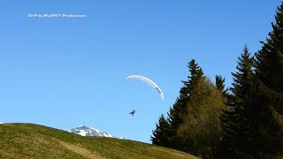 😎 Spring impressions and Paragliders  Crans Montana 2019 [upl. by Ingaberg]