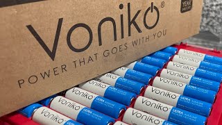 Voniko Batteries  Priced lower than Amazon Basics  are they as good AA Batteries [upl. by Richela]