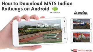 How to download and install MSTS Indian Railways on Android 😎 [upl. by Gavrila]