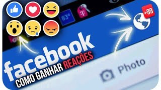 INCRÍVEL COMO GANHAR MUITAS REAÇÕES BRASILEIRAS NO FACEBOOK SEM APP  iPhone e Android [upl. by Acenahs]