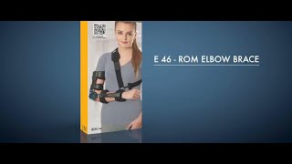 TynorROMELBOWBRACEE46forimmobilizationofelbowandupperlimbfractures720p [upl. by Kerr894]