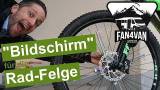 Fahrrad Speichen mit LED  Geniales Gadget Mehr Beleuchtung und Sicherheit [upl. by Einnaej]