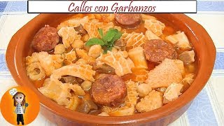 Callos con Garbanzos  Receta de Cocina en Familia [upl. by Babbette21]