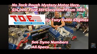 No Jack Roush Mystery Motor This Is a 14000 Tony Oddo Racing Ford 351 Cleveland From 1984 [upl. by Cenac]