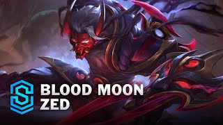 Blood Moon Zed Skin Spotlight  League of Legends [upl. by Atima]