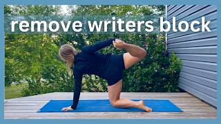 Yoga For Writers Block  15 Minute Flow For Creativity [upl. by Hen]