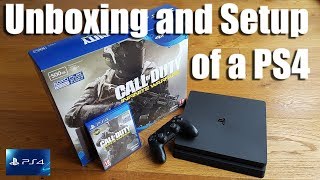 Sony PlayStation 4 Complete Unboxing and Setup For Beginners [upl. by Cutcliffe]