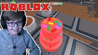 BAKING A CAKE Roblox Bakers Valley [upl. by Cralg]