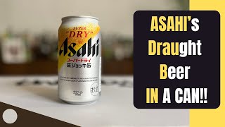 Draught Beer in a CAN The Asahi Nama Jokki Super Dry [upl. by Kaazi847]