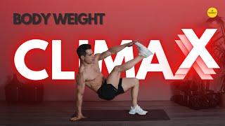 20 min CLIMAX Bodyweight HIIT Workout [upl. by Nita]