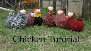 Crochet Chicken Tutorial [upl. by Photima731]