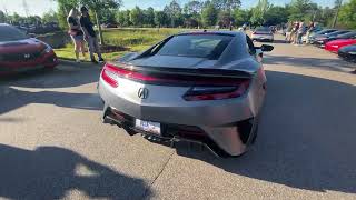 Acura NSX Type S exhaust clip [upl. by Mchale365]