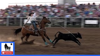 Breakaway Roping  2021 White Deer Rodeo  Friday [upl. by Sirkin]