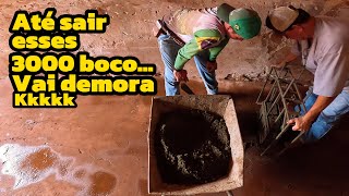 Começamos a fazer os blocos pra construir o barracão roçavlog [upl. by Oletta687]