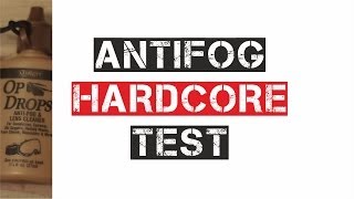 McNETT Op Drops Antifog HARDCORE TEST with hot steam [upl. by Qooraf]