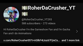 Subscribe to RoherDaCrusherYT293 [upl. by Hilaire]