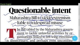 The Hindu editorial in hindi  Editorial  19 July 2024  English Newspaper reading [upl. by Surtimed658]