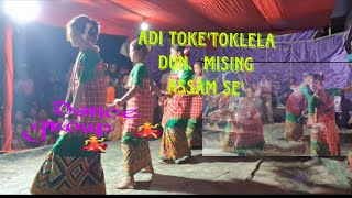 Adi toke toklet la dung mising song 🎵 🕺Burbon da group dance [upl. by Oigroig]