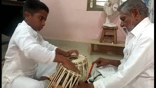 Student Sanjay Ryan K  Master ThulasiDasen  Playing 24 Bols amp Tekkas tablacovertablasolotabla [upl. by Hannavahs]