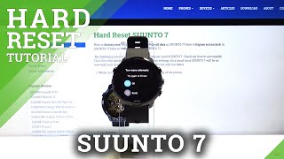 Hard Reset SUUNTO 7 – Wipe Data  Bypass Screen Lock [upl. by Isnyl]