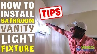 HOW TO INSTALL A VANITY LIGHT [upl. by Talie686]