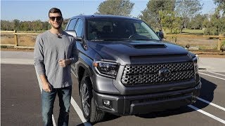 First Drive 2019 Toyota Tundra TRD Sport 57L V8 4x4 CrewMax [upl. by Willetta]