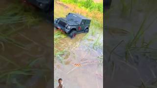 Thar 4x4 full attitude stant in mud 💪💪😈 shorts [upl. by Wie]