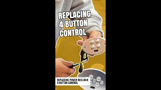 Replacing the Button Control or Remote on my Power Recliner Sofa or Loveseat  Easy Fix DIY [upl. by Bertilla]