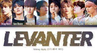 Stray Kids Levanter Lyrics 스트레이 키즈 바람 가사 Color Coded LyricsHanRomEng [upl. by Rainie]